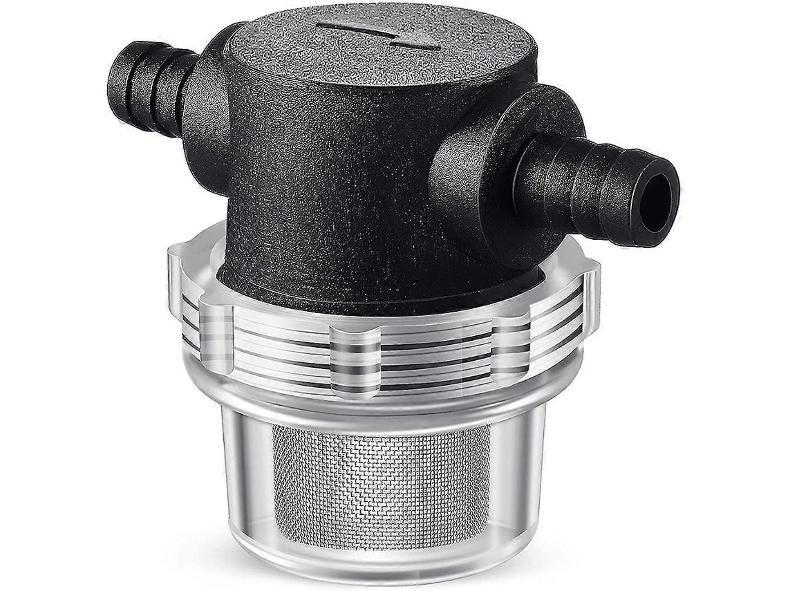 Filtro Para Bomba D'água, Rosca De 3/8 Polegadas, Com Tela Protetora, Para Pulverizador E Bomba 12v Dc 80psi, Ideal Para Trailers.