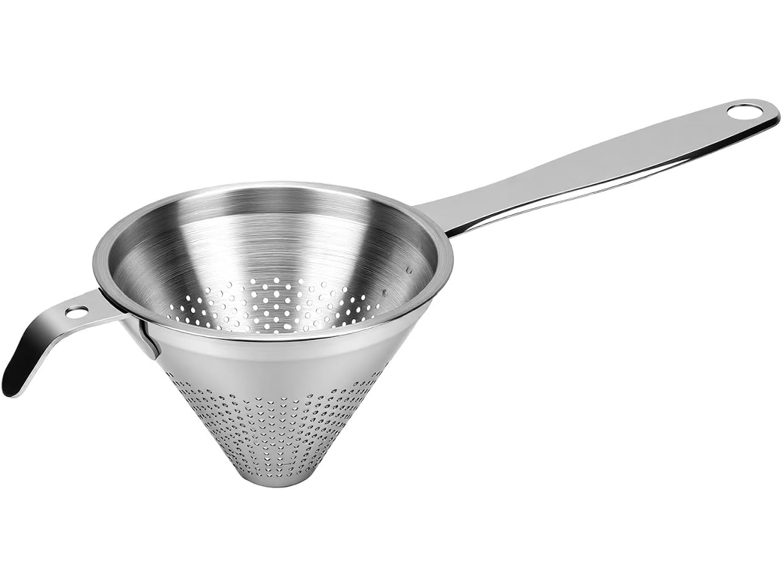 Coador Cônico Denash, 34,5 Cm (13,58 Polegadas), Aço Inoxidável 304