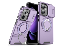 Lurelia Capa Magnética Para Realme 16 Pro Com Suporte, Roxo
