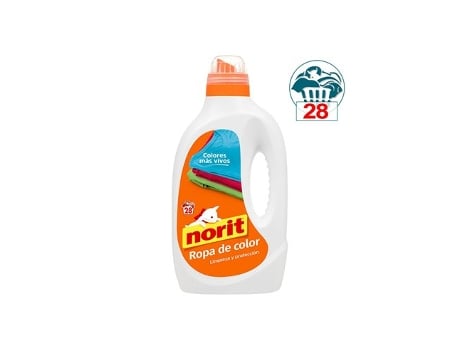 Detergente Para Roupa Colorido 28 Lavagens 1500 Ml Norit