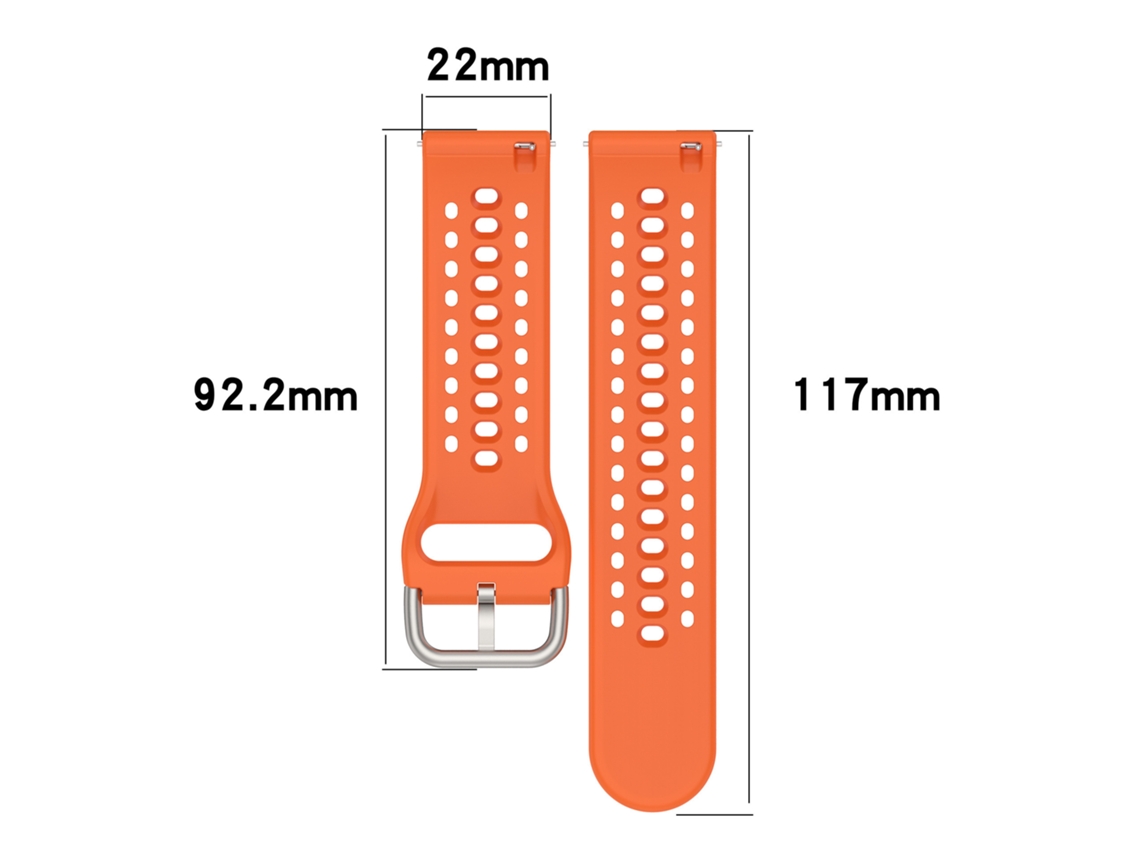Pulseira de Silicone para Amazfit Bip6 / A2435, 22mm, Compatível com Relógio CHABERLU