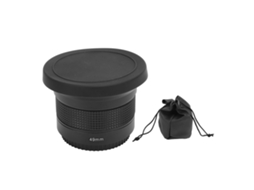 Fisheye Lens 0.35x Super Wide Angle Panoramic Macro 2 In 1 Detachable Lens Af Ir Compatible 49mm / 1.93in LAXISCREED