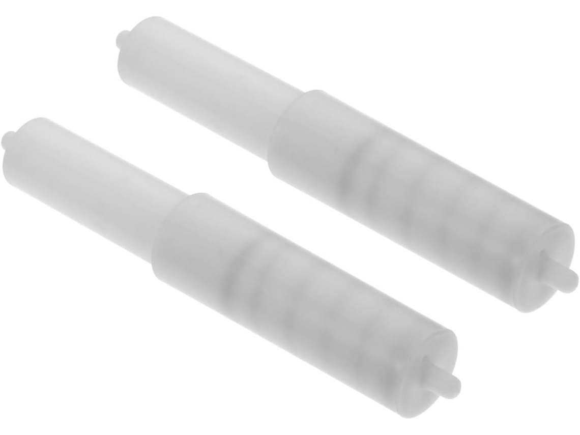 Porta-papel Higiênico De Plástico Com Rolo Retrátil E Design Simples Para Banheiros E Hotéis. Inclui 2 Suportes Para