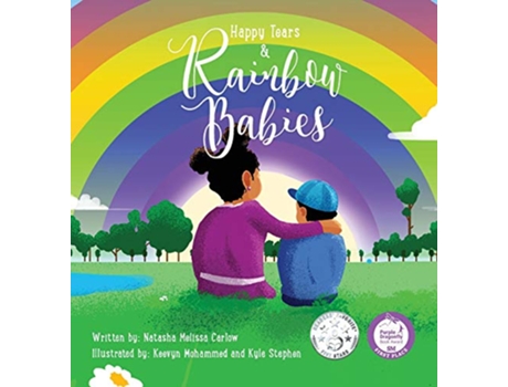 Livro Happy Tears Rainbow Babies de Natasha Carlow (Inglês)