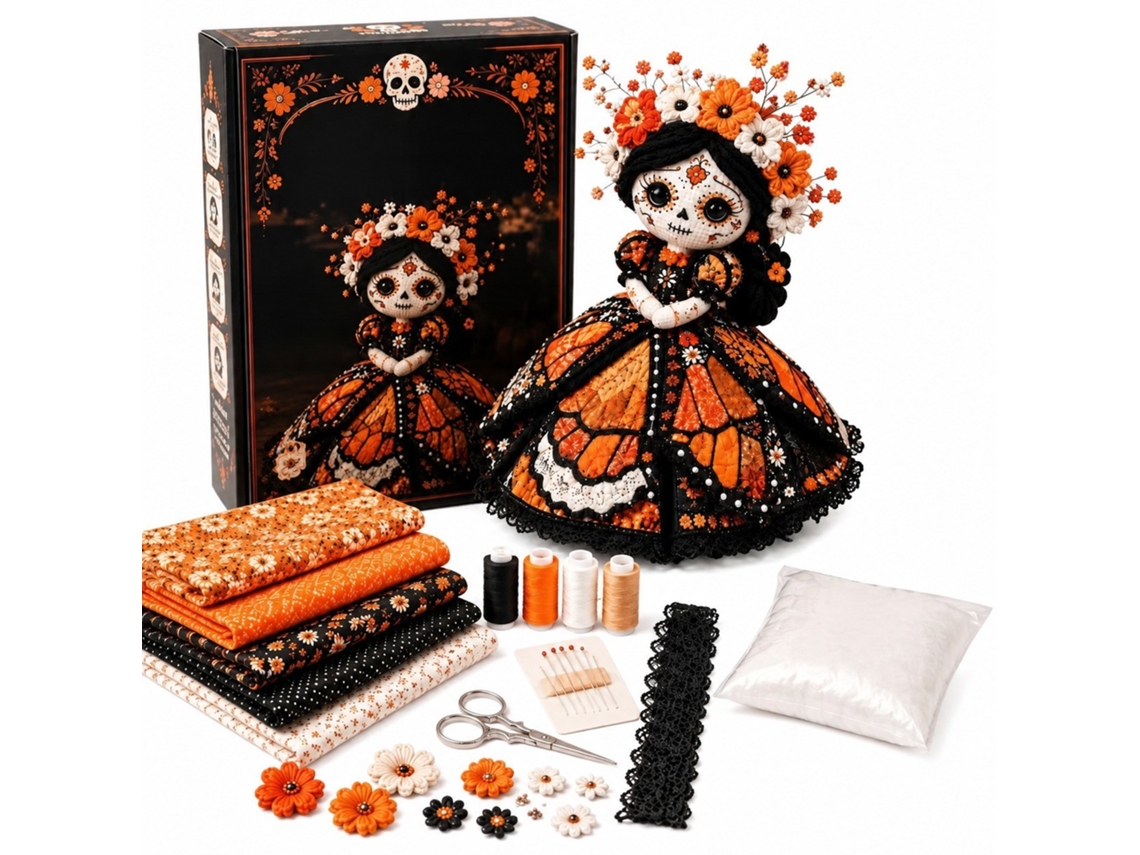 Kit De Costura E Patchwork (noiva Do Dia Dos Mortos A)