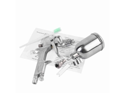 Pistola de pintura pneumática F-2, alimentação por gravidade, 0,5 mm, 125 ml