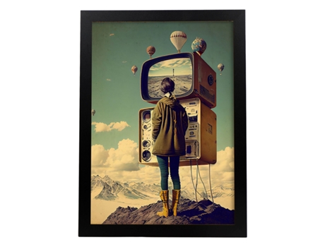 Póster NACNIC Existem Infinitas Possibilidades Vintage Extremas 49. Impressões de Arte de Parede Estnâmica para Quarto ou Design de Sala de Estar.