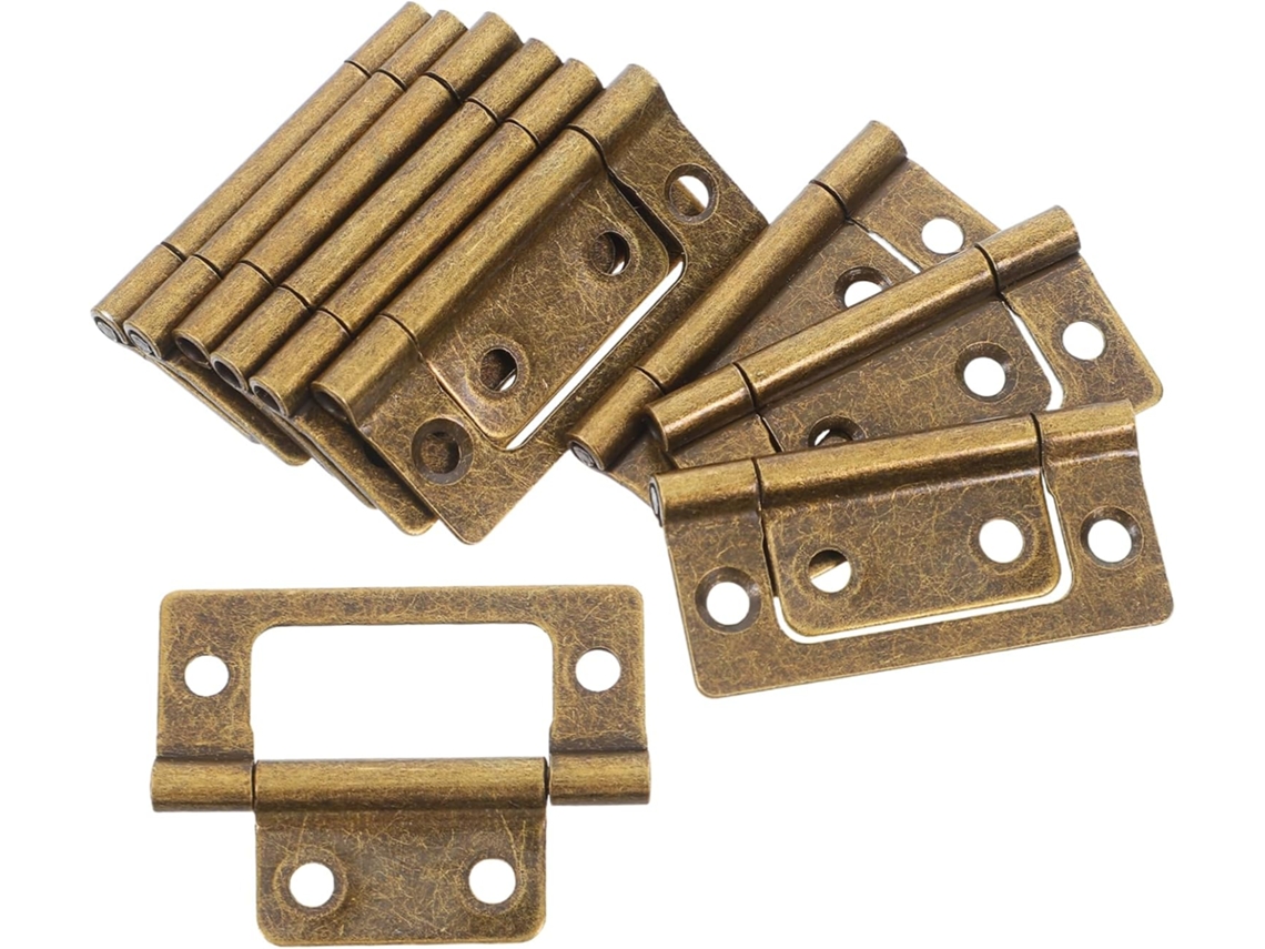 Conjunto De 12 Dobradiças Substituição Para Portas Armário, Persianas