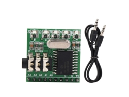 Decodificador de Áudio Dtmf Mt8870d com 5 Leds para Decodificação de Voz | S/MARCA