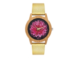 Reloj De Pulsera De Cuarzo Para Hombre Y Mujer Con Correa De Silicona Simple Moda Zhoulianfa Oro