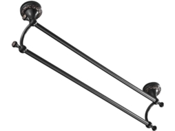 Suporte De Toalha Removível Para Banheiro, Acessório Pendente, Resistente À Ferrugem, Suporte Duplo Para Toalhas Em
