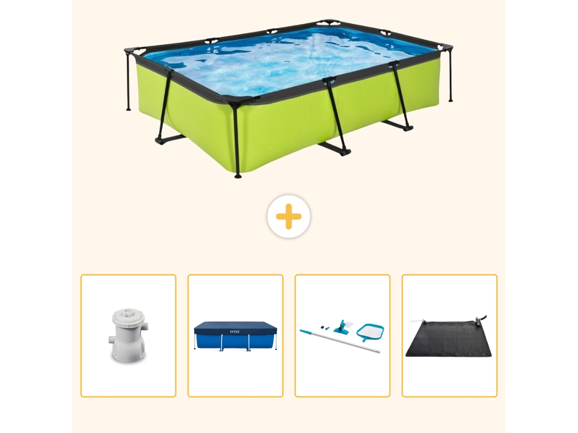 Exit-toys Piscina Exit Retangular - 300x200x65 Cm - 5-peças S241