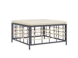 Garden Footstool, Garden Footstools Vidaxl Antracite Rattan / Vime (n/a)