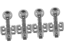 Conjunto De 4 Dobradiças Com Amortecedor Hidráulico Para Portas