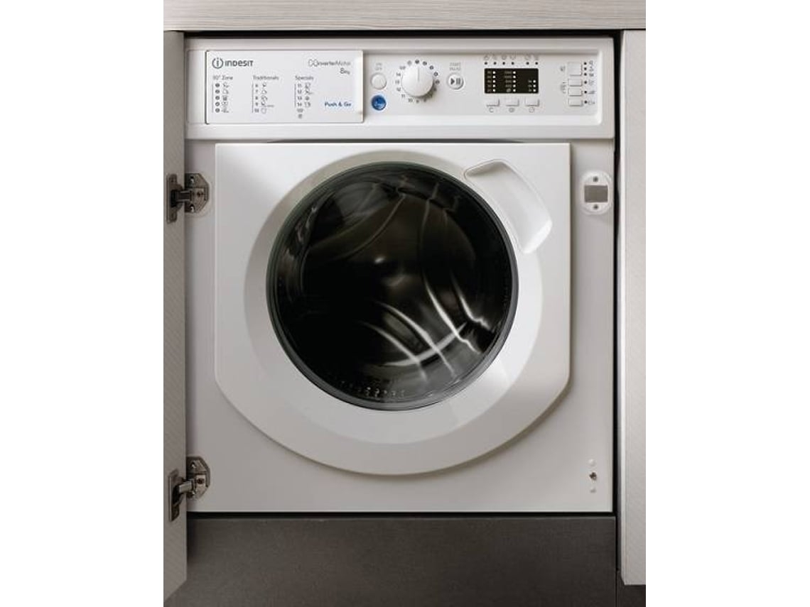 Máquina de Lavar Roupa Encastre INDESIT BI WMIL 81284 (Outlet Grade B - 8 kg - 1200 rpm - Branco)