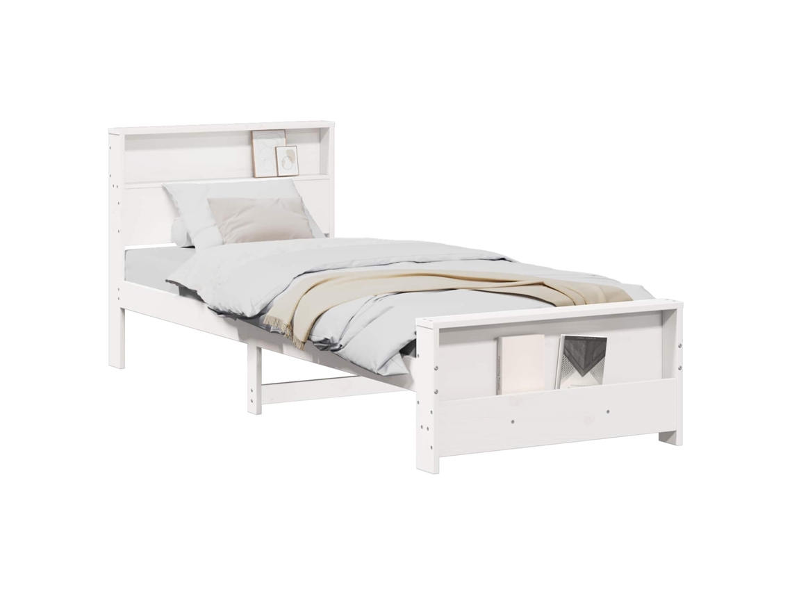 Estrutura da Cama Branco em Madeira Processada MAISON EXCLUSIVE (90x200 cm)