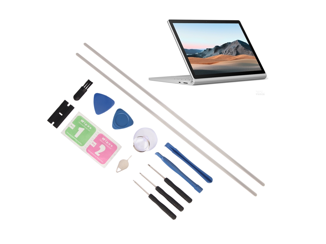 Pés De Borracha Para Laptop Microsoft, Modelos De 1, 2, 3 E 15 Polegadas, Tiras De Proteção Antiderrapantes Profissionais Brilvibera