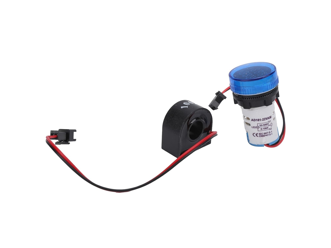 Indicador De Tensão E Corrente Ad101 22 Mm Em Abs