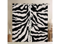 Cortinas Blackout Com Estampa De Zebra Para Crianças, Meninas E Adultos, Natal, Animais Selvagens, Textura Abstrata De