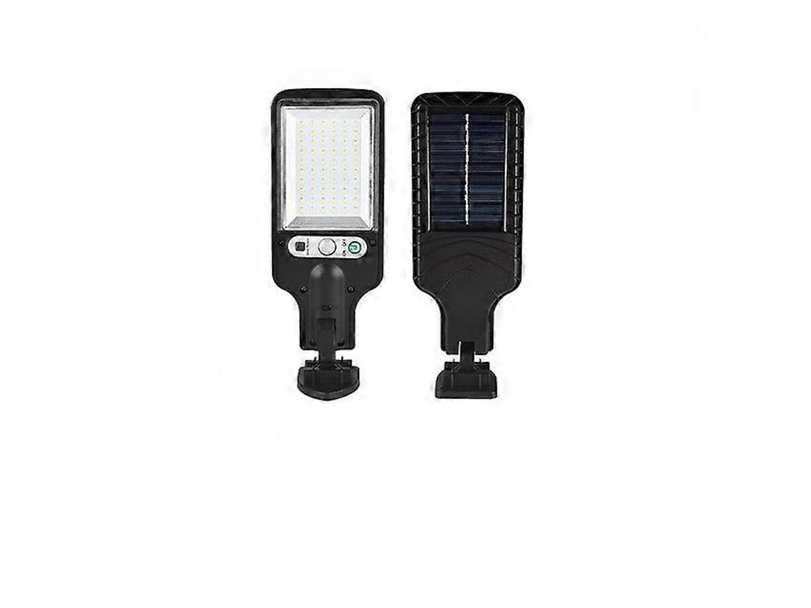 Lurelia Projetor Led De Segurança Com 28 Led, 2,5w, Sensor Pir, Controlo Remoto, 3 Modos, Ip65, Recarregável, Preto, Para Exterior