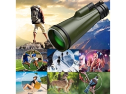 Binóculos ENZONS Compactos 10X22 Ocular Grande de 22Mm Prisma Bak4 Lente Fmc para Viagens Caça Concertos e Eventos Desportivos Verde-Verde