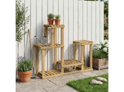 Vidaxl Suporte Para Plantas Branco 90 X 25 X 73 Cm