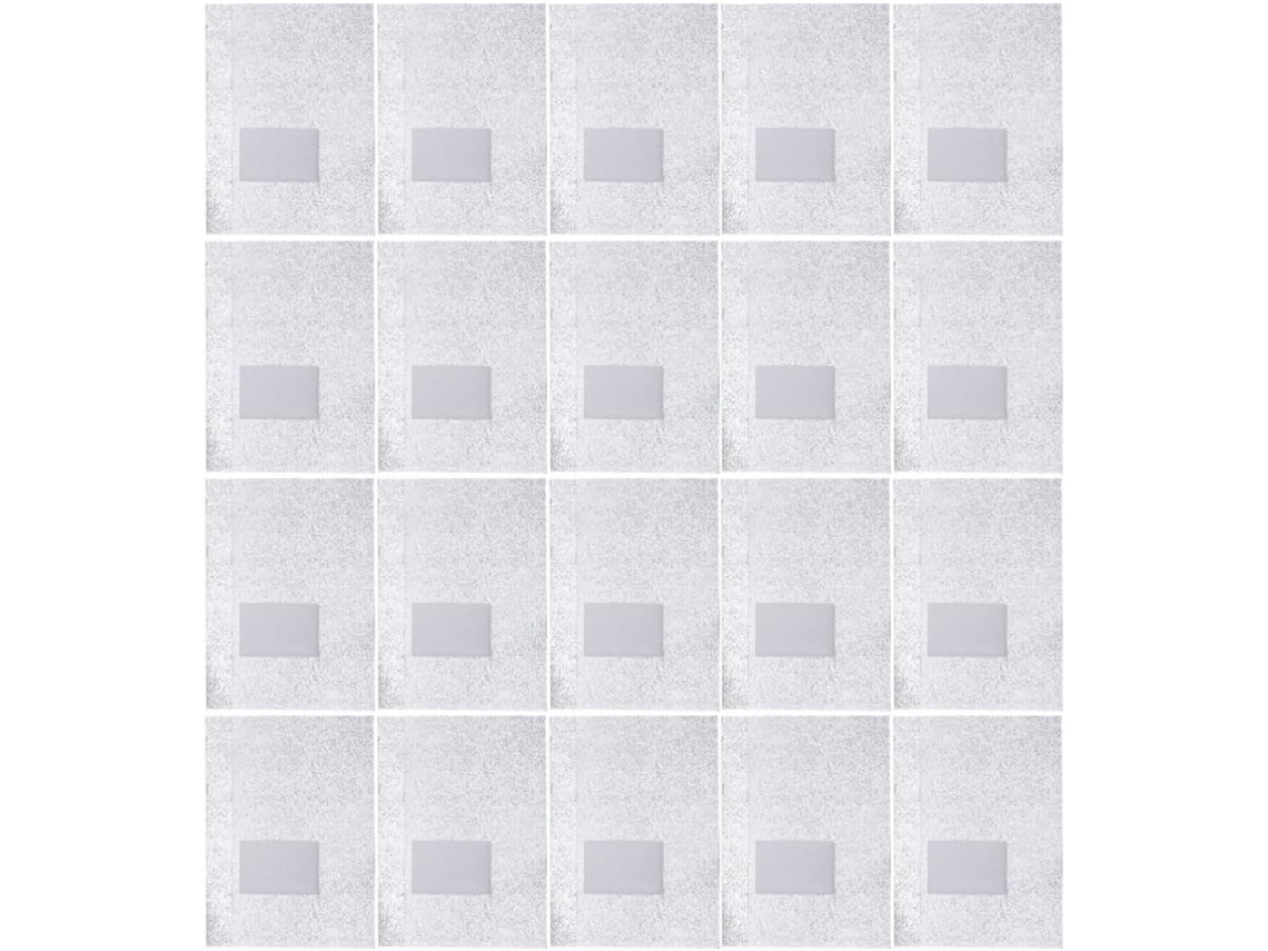 Conjunto de 100 unidades de folhas flexíveis para unhas, ferramenta removedora de esmalte.