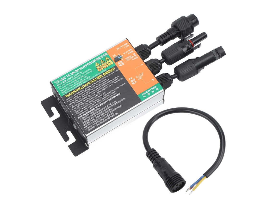 Inversor Fotovoltaico Microconectado À Rede Laxiscreed 600w De Onda Senoidal Em Alumínio