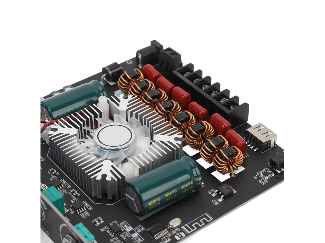 Placa de Amplificador Bluetooth 2.1 220wx2 350w Mali com Controle por App para Diy