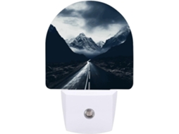Lâmpada LED para quarto, banheiro, corredor, luz noturna no escuro na montanha, com sensor de luz LED.