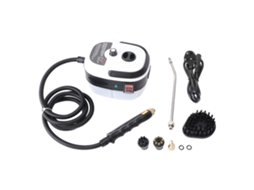 Limpador de Vapor de Mão 2500w Alta Pressão 105°c 6 Velocidades 4 Pontas de Escova Uk 220v