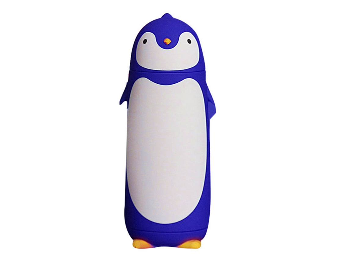 Garrafa de Água Isolada com Design de Pinguim 300ml | S/MARCA
