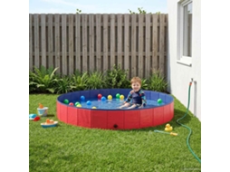 Vidaxl Piscina Infantil Ø200 X 30 Cm Redondo Para Vermelho
