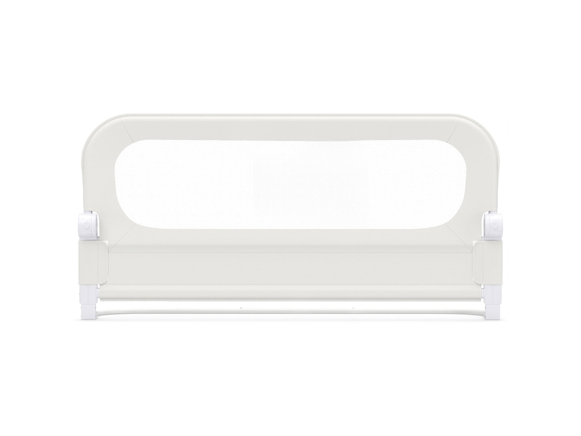 Grade de Proteção Dobrável para Cama com Capa Removível, 120x60 Cm, Branca NORTHIX