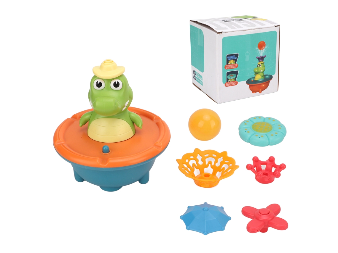 Brinquedo Business de Chuveiro com Luz Led e Música para Bebês