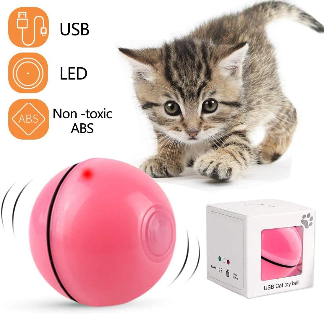 Gato brinquedo de escape dispensador de alimentos brinquedos com 360 roda  rotatable treinamento interativo exercício jogo alimentação dispositivo