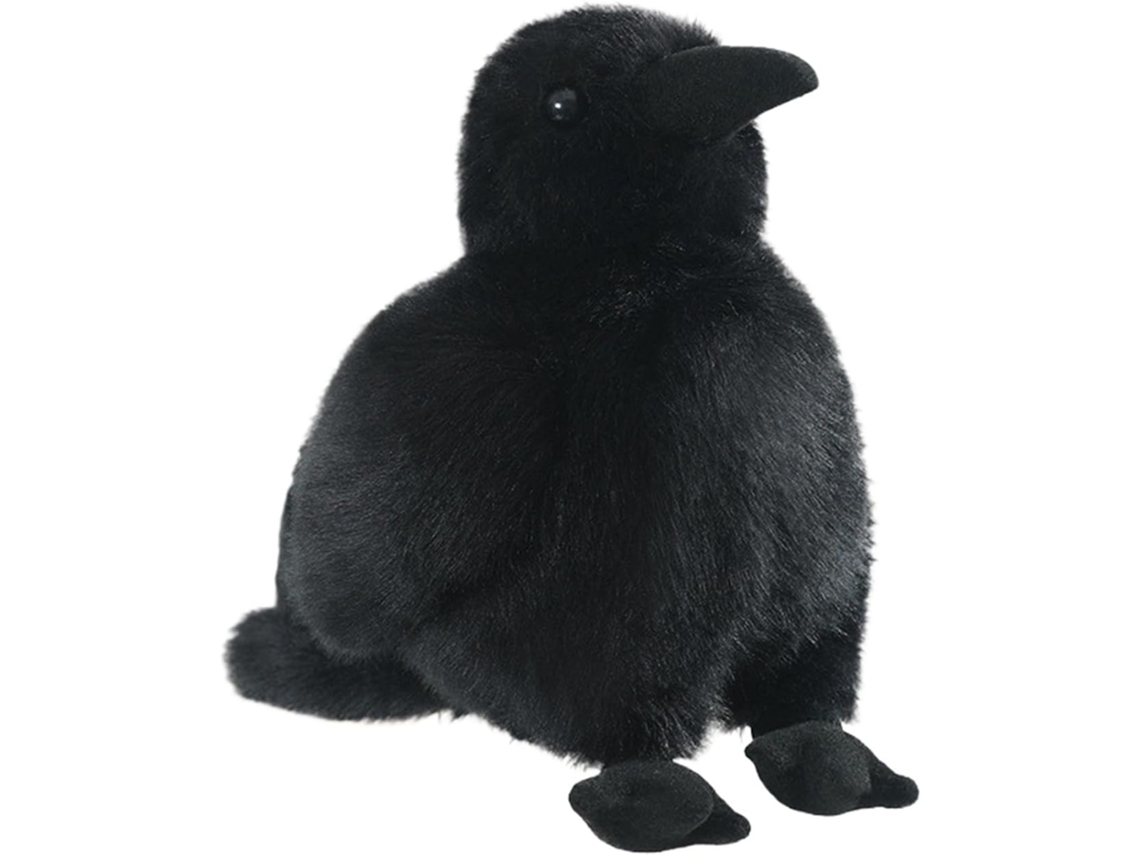 Peluche Corbeau Peluche Animaux Doux 15 Cm Amusante Pour,déco Halloween Gothique Pour Chambre Salo Gokoco