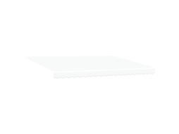 Tecido De Substituição Para Toldo Para Estrutura De Branco Vidaxl Branco Tecido