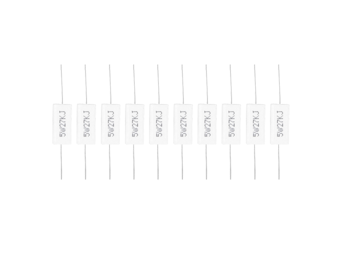 10 Resistor de Cimento Potência 5w 27kr com S/MARCA