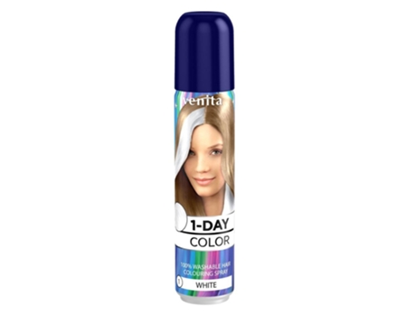 1-Day coloração cor 50ml spray de cabelo branco
