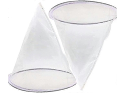 2pcs Filtro De Mel Com Malha Fina, Cone E Círculo De Metal Para Extração