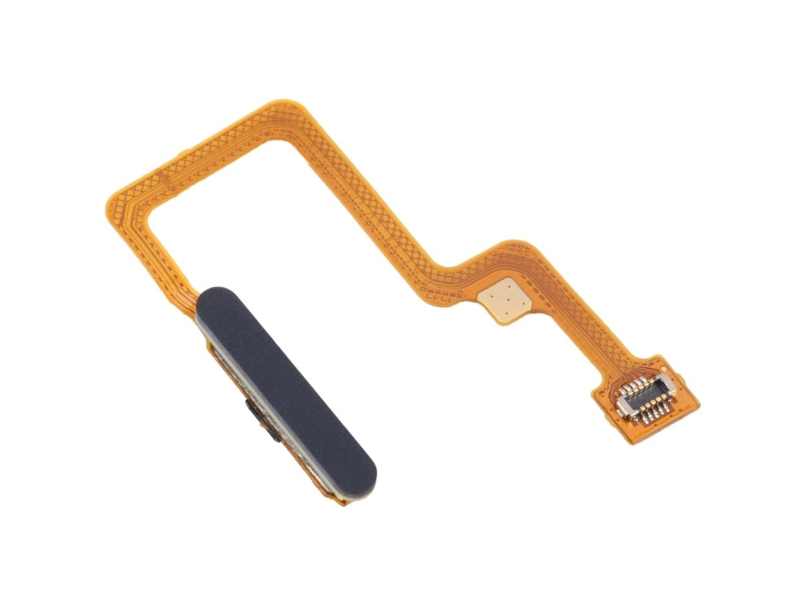 Cabo flexível do leitor de impressões digitais e do botão liga/desliga compatível com Xiaomi Poco F4 Preto Noturno