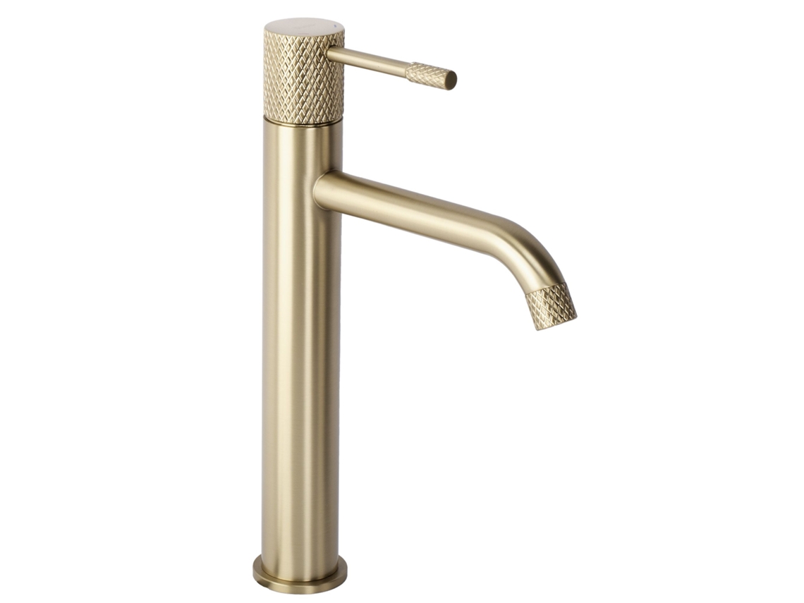 Grifo de Lavabo REA Venti Brush Gold High 4 X 20 X 29,5 Cm