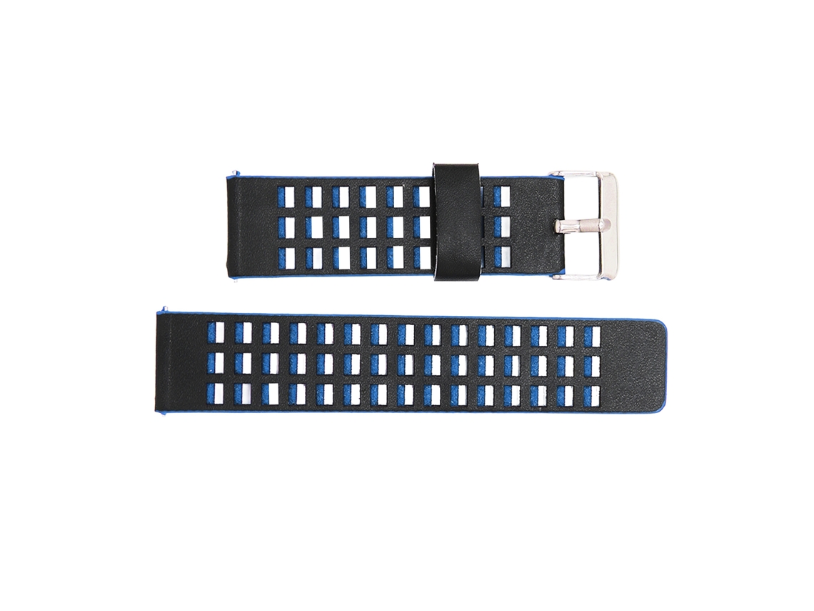 Mali cinto de Couro Compatível com Realme Watch 2 2 Pro Amazfit Gtr 3 Pulseira de Relógio Inteligente 22mm Preto Azul