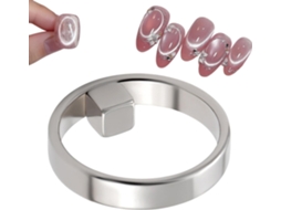 Ímã Para Polimento De Unhas, Ferramenta Multifuncional 3d Quadrada E Redonda