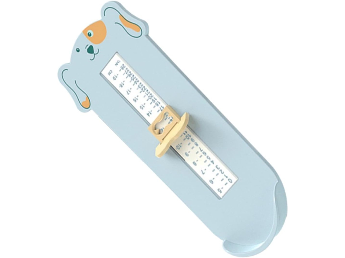 Medidor De Calçados Infantil, Régua Para Pés Com Estampa Animal Azul,