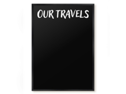 Magnetic Board Our Travels For The Living Room Espelharte (50x70 Cm)