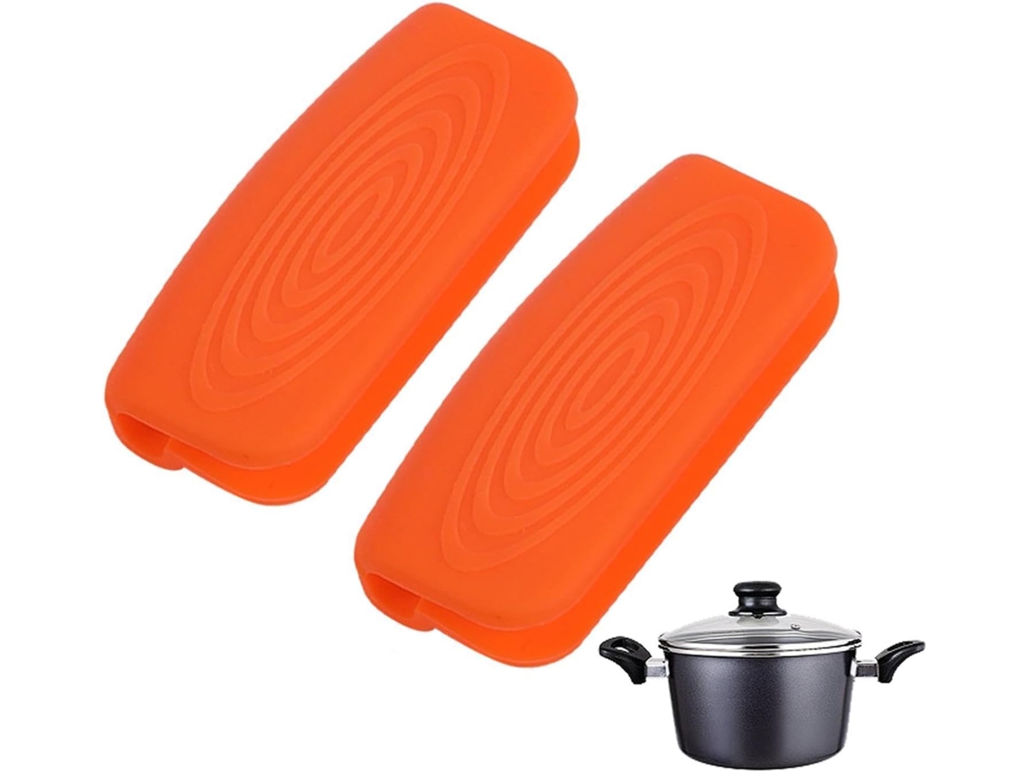 Cabos De Silicone Para Panelas Ferro Fundido, Suporte Para Cabo