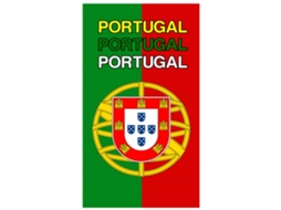 Toalha De Praia Microfibra Bandeira Portugal Triplo