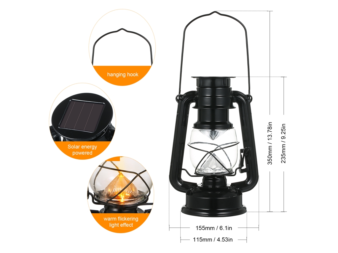 2026 lâmpada Suspensa Solar com Fogo Artificial Ipx4 Resistente À Água para Jardim, Pátio e Exteriores